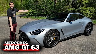 Nouvelle Mercedes AMG GT 63 2024 - Une SL avec le toit dur ou une concurrente de la Porsche 911 ? V8