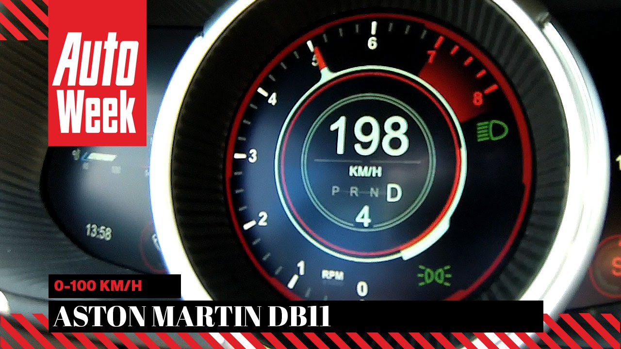 km/h 英語 Aston Martin DB11 0-198 KM/H