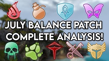 July 2020 Balance Patch COMPLETE ANALYSIS!