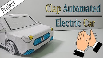 Make your own Clap Automated Electric Car || Using IC 4017 || NO Arduino