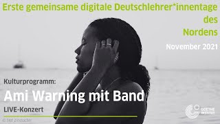 Ami Warning live im Stream bei den 1. gemeinsam digitalen Deutschlehrer*innentagen des Nordens