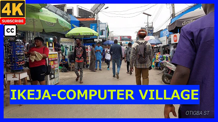 🇳🇬IKEJA-COMPUTER VILLAGE 4K WALK TOUR- BIGGEST TECH HUB- LAGOS, NIGERIA--PART 1