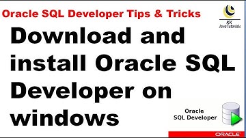 Download and Install Oracle Database and Oracle SQL Developer Step by Step