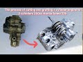 I changed HONDA funeo 125 1 cylinder engine to 2 cylinders to work