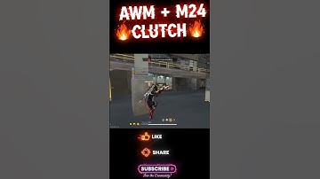 AWM + M24 1v4 CLUTCH🔥| Insane Sniper Kills in Free Fire #freefire#sniperff002 #moviethemesong #ff