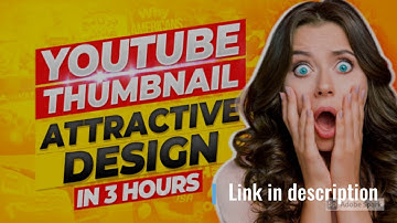 I will design amazing youtube thumbnail in 3 hours