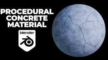 Concrete material in Blender
