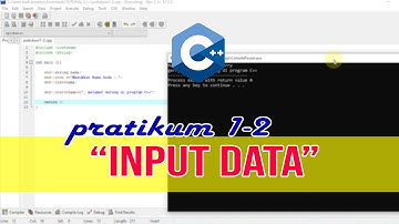 INPUT DATA DI C++ | PRAKTIKUM 1-2