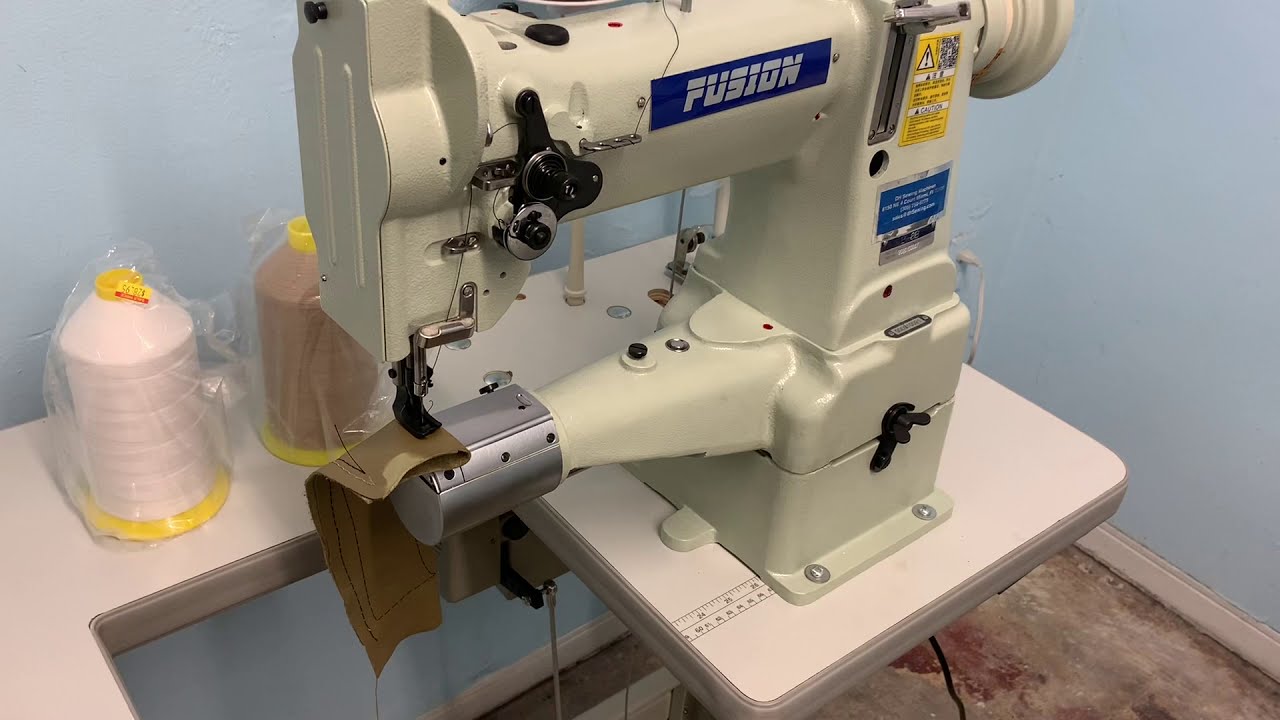 Cylinder arm walking foot sewing machine. YouTube