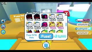 What happens when you fuse 11 Golden Hell Chick and 1 Rainbow Hell Chick (Pet Simulator X!)