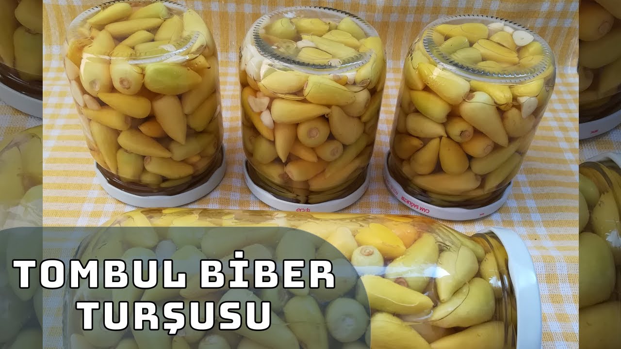 tombul biber tursusu nasil yapilir ayten in mutfagi youtube sebzeler bi ber yemek