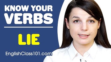 LIE - Basic Verbs - Learn English Grammar