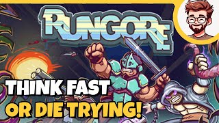 PROMISING Roguelike Deckbuilder, FRENETIC AND FAST!! | Rungore |