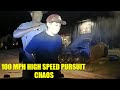 100 MPH High Speed Pursuit Unfolds into Chaotic Scene