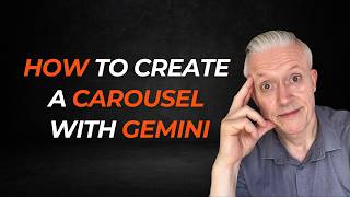 How to create an  Instagram carousel with Gemini. This is amazing and easy!