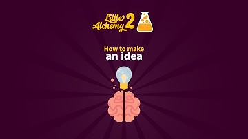 How to make an IDEA in Little Alchemy 2 - Official Hints - step by step walkthrough guide