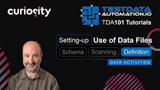 Creating a Definition using an Existing Schema | Using Data Files | Enterprise Test Data 101