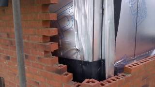 Bricklaying - Repairing a Crack  In a Brick Wall