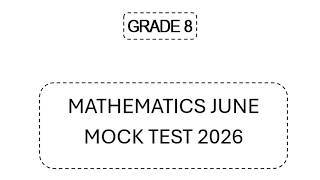 Grade 8 Math | June Preparation Guide 2026 | Part3