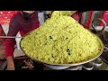 Famous kanda poha of maharashtra  indian street food