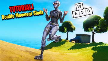 How to get DOUBLE MOVEMENT in Fortnite on ANY KEYBOARD (Controller movement on Keyboard)