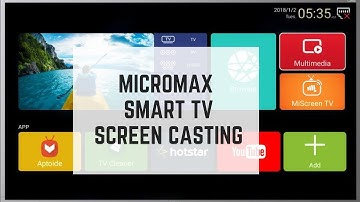 Micromax Canvas 3 Screen mirror/casting and 4k sample video for  (40 inch smart tv)