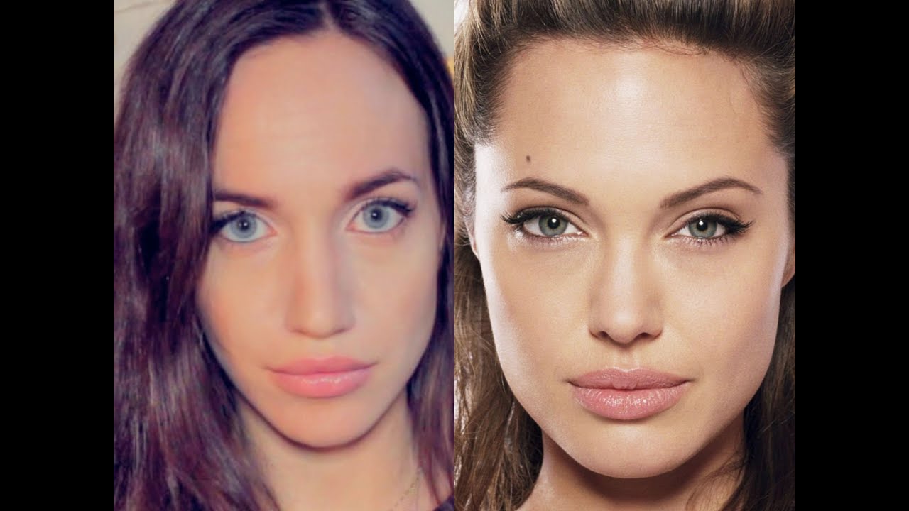 Angelina Jolie Makeup Tutorial Transformation YouTube