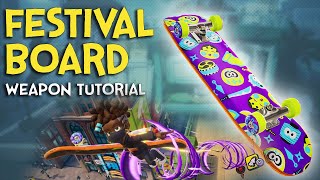 Ninjala Festival Board Weapon Tutorial\/Guide 101