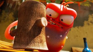 HARD WORK - Larva | Crazy Cartoons | WildBrain Cartoons