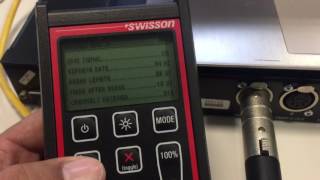 Swisson tester with NPC XP Receive DMX mode