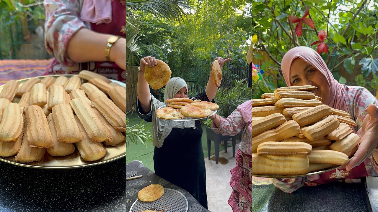 تحضيرات لضيفتنا العزيزة حلوة المشينة + خبز بالزبدة 😋😋