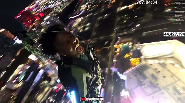 iShowSpeed Goes Bungee Jumping In Las Vegas 😂