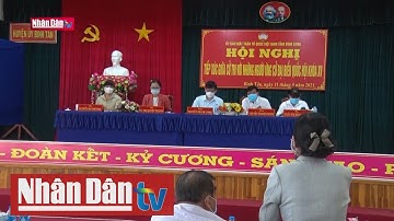 Ứng cử viên đại biểu Quốc hội tiếp xúc cử tri tại Vĩnh Long