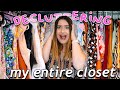 DECLUTTER & ORGANISE MY ENTIRE WARDROBE WITH ME \\ SHOWING EVERY BRAND (AD)