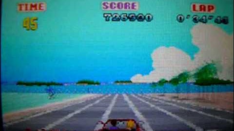 Outrun on Nintendo Game Boy Advance. Gameplay & Commentary