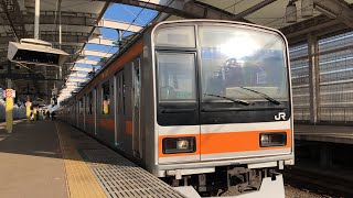 209系1000番台 トタ81編成 試運転 東小金井出発