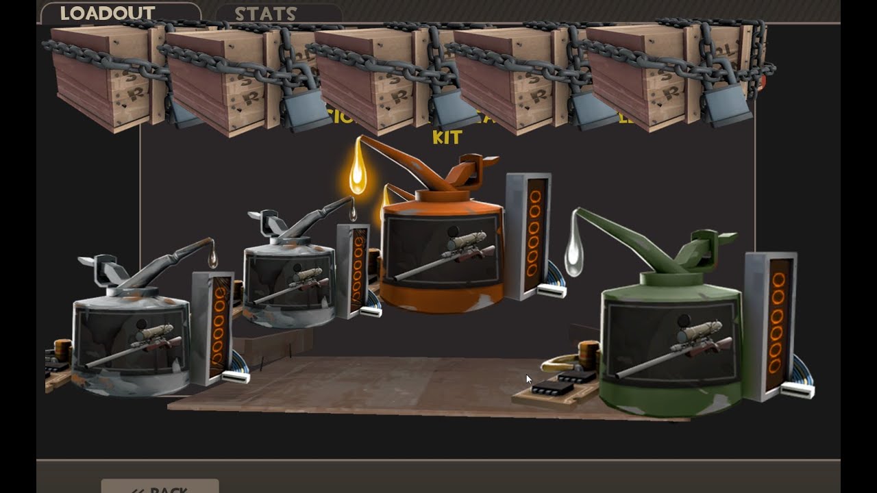 TF2 4 Sniper Killstreak Kits in 5 Crates YouTube