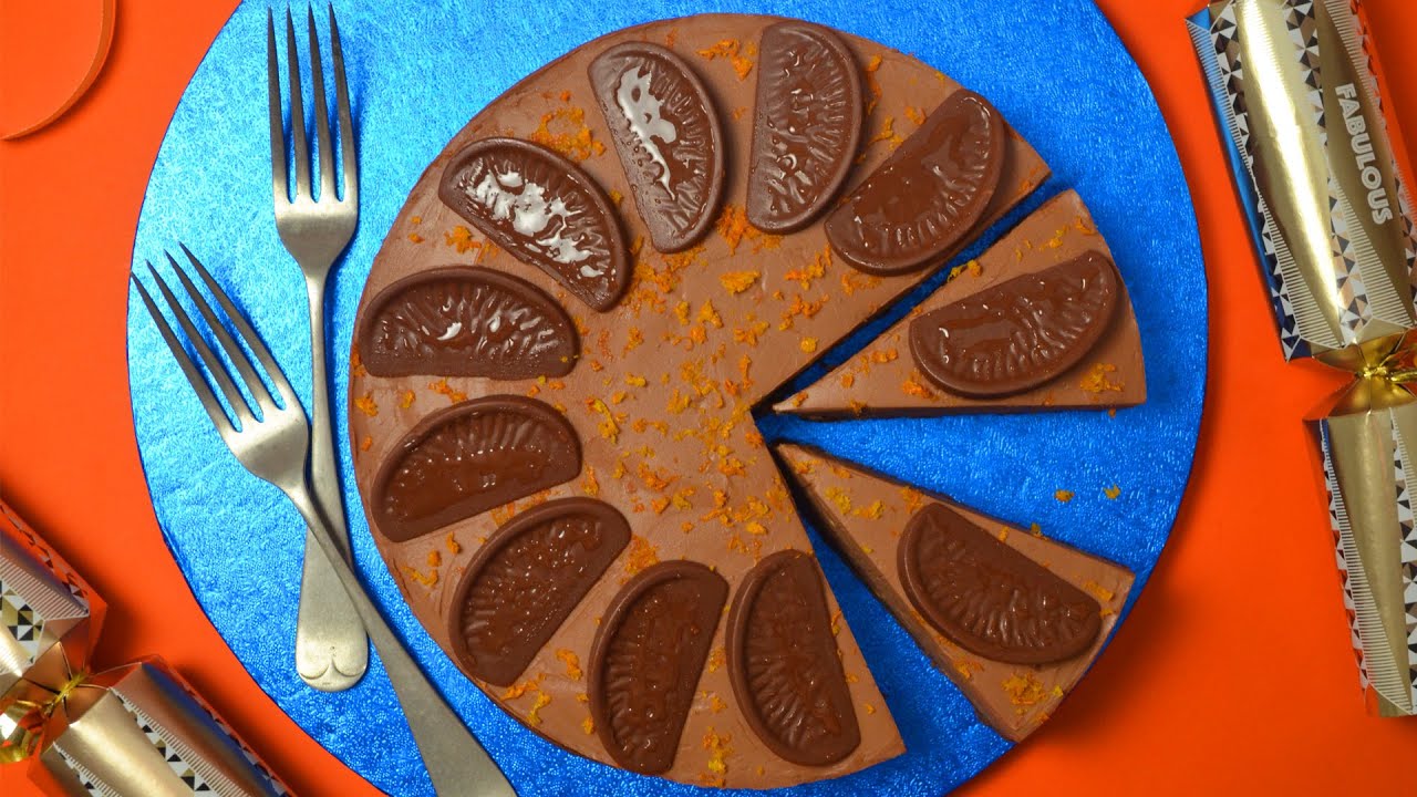 Как приготовить двойной шоколадно-апельсиновый чизкейк Terry’s. [NO BAKE]