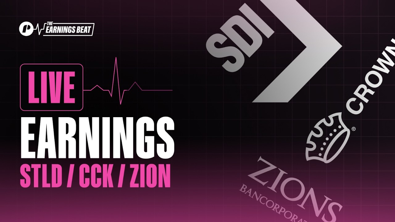 Steel Dynamics Earnings LIVE 🚨 CCK Results! Can Record Shipments Lift STLD? | ZION Earnings Oct 19