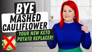 I Made the BEST EVER Keto Mashed Potatoes WITHOUT CAULIFLOWER | Never Eat Mashed Cauliflower Again
