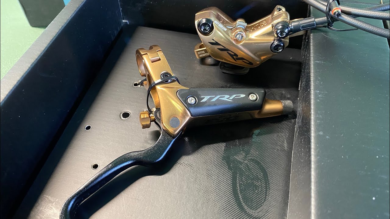 Limited Edition TRP DHR EVO GOLD eBike/DH Brakes Unboxing 2021 YouTube
