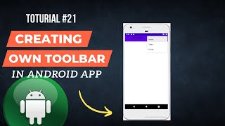 How to Design Custom Toolbar of App in Android Studio? - Android Toolbar Tutorial screenshot 2