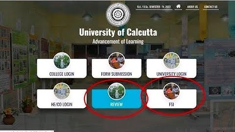 CU 5TH SEM REVIEW FSI FORM FILL UP 2025 PROCESS || HOW TO APPLY FOR CALCUTTA UNIVERSITY REVIEW/FSI??
