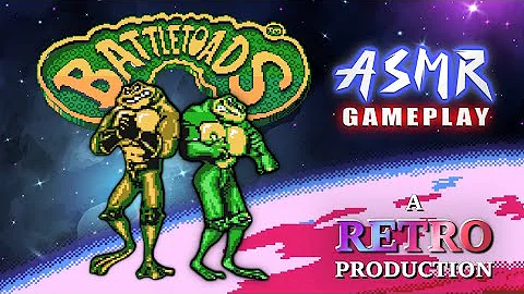 ASMR - BATTLETOADS [NES] GamePlay, Pt 1 - Whispers & Controller Sounds