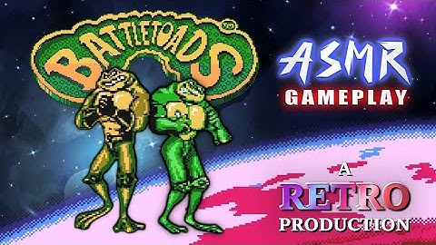 ASMR - BATTLETOADS [NES] GamePlay, Pt 1 - Whispers & Controller Sounds