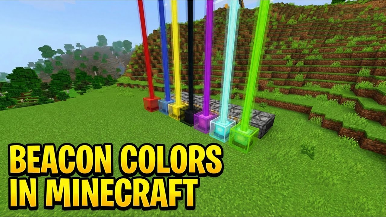 How to Color Beacons in Minecraft - YouTube