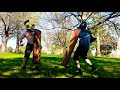 Murmillo vs Thraex Gladiator Fencing Combat | Round 4 #shorts #roman #shortfilm #fencing