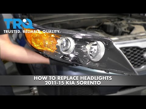 How to Replace Headlights 2011-15 Kia Sorento