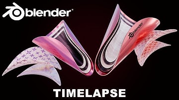 Creating a Professional Satisfying Wallpaper in Blender 3D - Timelapse