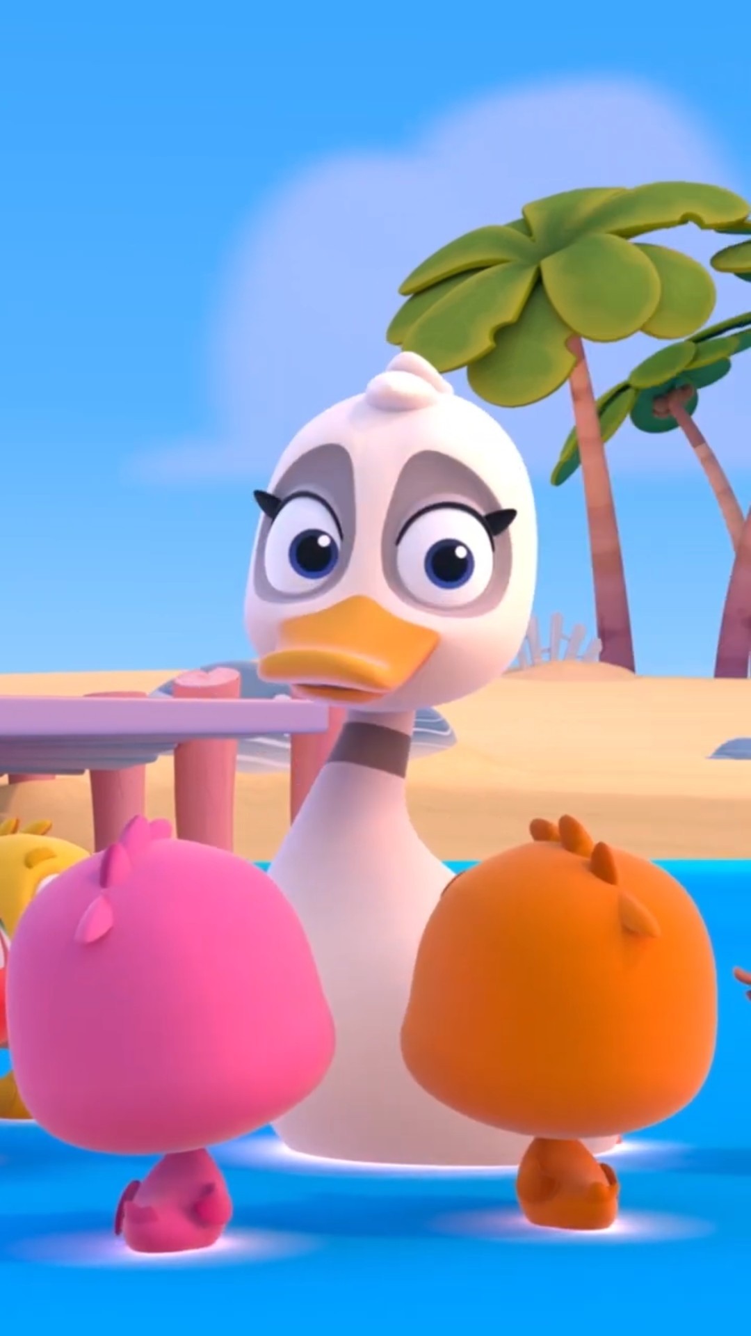 Los patitos van a la playa ?️ #CleoyCuquín #Cuquin